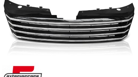 Prednja maska bez znaka (chrome/crna) / VW Passat B7 (2010-2014), GRVW15