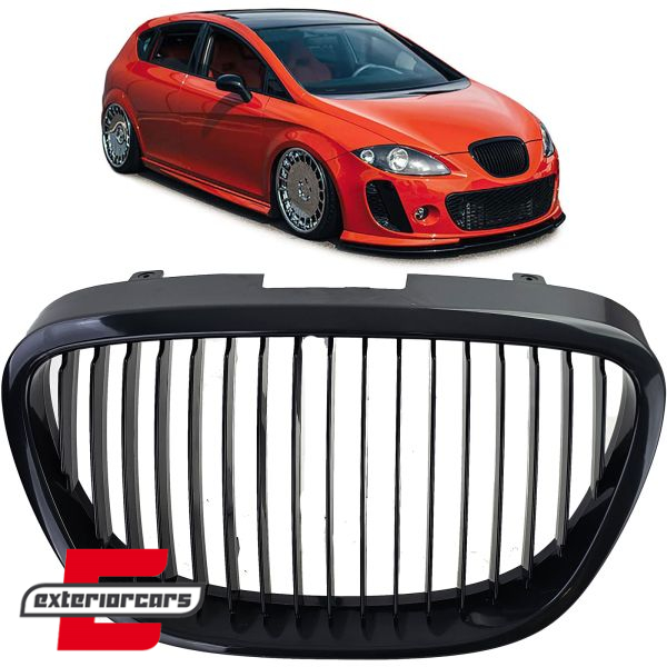 Prednja maska bez znaka (crna) / SEAT Toledo Leon Altea (2004-2009), 1P853653JOE
