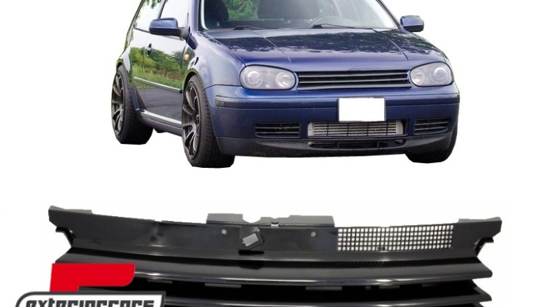 Prednja maska bez znaka (crna) / VW Golf 4 IV (1997-2005), 1J1853653JOE