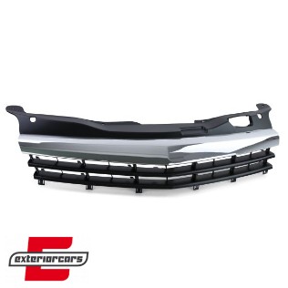 Prednja maska bez znaka (crna/chrome) / Opel Astra H 3 vrata (2005-2010), 13076