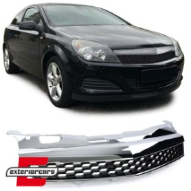 Prednja maska bez znaka (crna/chrome) / Opel Astra H GTC TwinTop (2005-2010), 19593