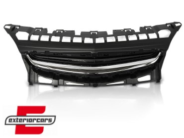 Prednja maska bez znaka (crna/chrome) / Opel Astra J (2012-2015) 5 vrata, GROP02