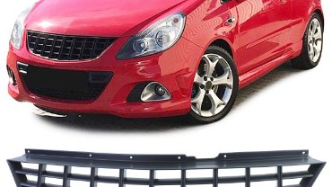 Prednja maska bez znaka (mat crna) / Opel Corsa D (2006-2010), 14201