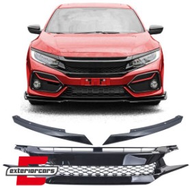 Prednja maska bez znaka (piano crna) / Honda Civic X (2016-2021), 43248