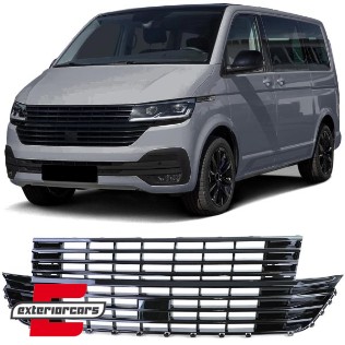 Prednja maska bez znaka (piano crna) / VW T6.1 Bus Transporter Facelift (2020-2023), GRVW31