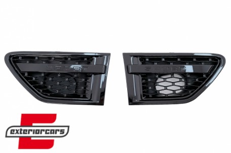 Prednja maska & bočni otvori Autobiography dizajn (piano crna) / Land Range Rover Sport L320 Facelift (2009-2013), RRFGA01FBBB