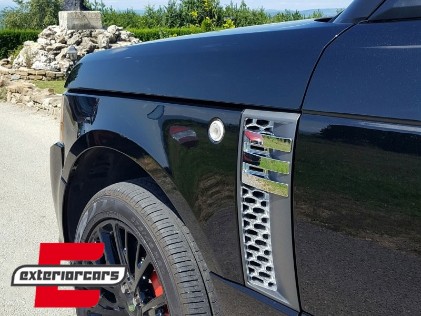 Prednja maska & bočni otvori Autobiography Supercharged Edition (siva/srebrna) / Range Rover Vogue III L322 (2002-2005), CORRFGA02GGS