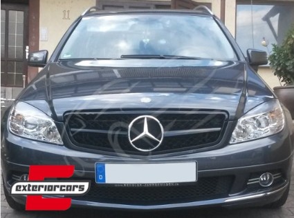 Prednja maska C63 AMG dizajn (piano crna) / Mercedes C-klasa C204 S204 W204 (2007-2014), GCP-204060