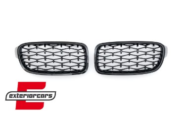 Prednja maska Diamond look (piano crna) / BMW serije 3 F30 F31 (2011-2019), GCP-033011