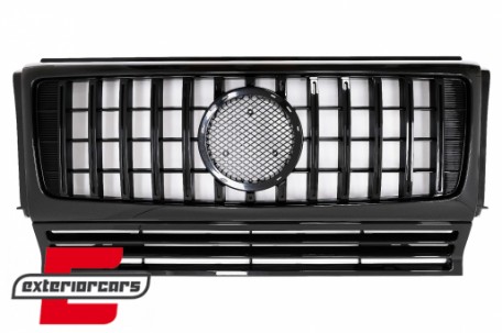 Prednja maska G63 GT-R Panamericana dizajn (piano crna) / Mercedes G-klasa W463 (2002-2017), FGMBW463GTRTH