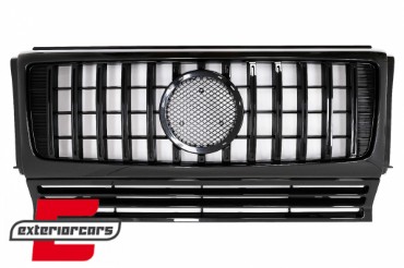 Prednja maska G63 GT-R Panamericana dizajn (piano crna) / Mercedes G-klasa W463 (2002-2017), FGMBW463GTRTH