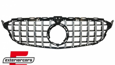 Prednja maska GT-R Panamericana dizajn 360° (chrome) / Mercedes C-klasa A205 C205 S205 W205 (2018-2020), 41103