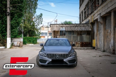 Prednja maska GT-R Panamericana dizajn 360° (chrome) / Mercedes C-klasa W205 S205 A205 C205 (2014-2018), GCP-205038