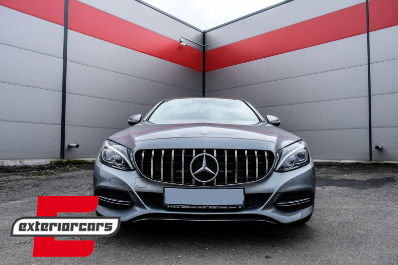 Prednja maska GT-R Panamericana dizajn 360° (chrome) / Mercedes C-klasa W205 S205 A205 C205 (2014-2018), GCP-205038