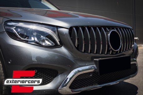 Prednja maska GT-R Panamericana dizajn 360° (chrome) / Mercedes GLC X253 C253 (2015-2018), GCP-253033