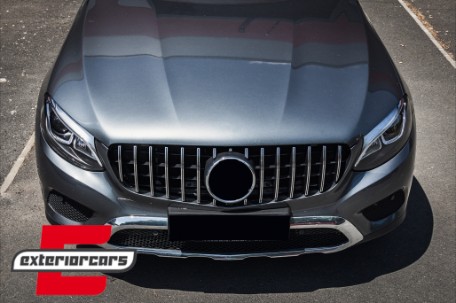 Prednja maska GT-R Panamericana dizajn 360° (chrome) / Mercedes GLC X253 C253 (2015-2018), GCP-253033