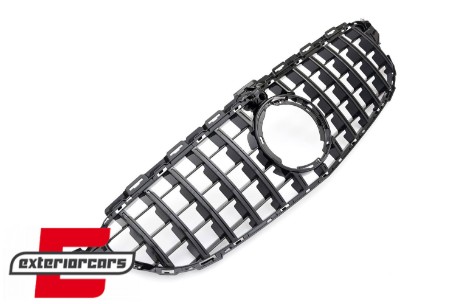 Prednja maska GT-R Panamericana dizajn 360° (piano crna) / Mercedes C-klasa A205 C205 S205 W205 (2018-2020), GCP-205069