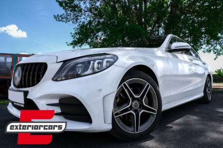 Prednja maska GT-R Panamericana dizajn 360° (piano crna) / Mercedes C-klasa W205 S205 A205 C205 (2014-2018), GCP-205030