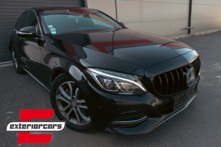 Prednja maska GT-R Panamericana dizajn 360° (piano crna) / Mercedes C-klasa W205 S205 A205 C205 (2014-2018), GCP-205030