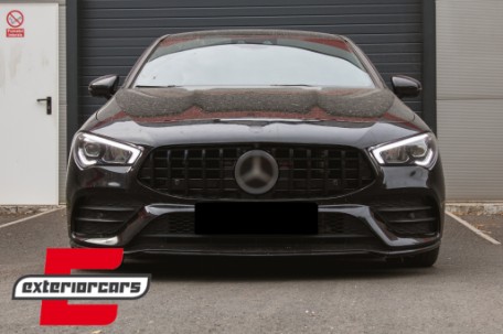 Prednja maska GT-R Panamericana dizajn 360° (piano crna) / Mercedes CLA X118 C118 (2019-2023), 40084