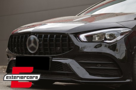 Prednja maska GT-R Panamericana dizajn 360° (piano crna) / Mercedes CLA X118 C118 (2019-2023), 40084