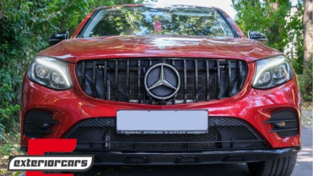 Prednja maska GT-R Panamericana dizajn 360° (piano crna) / Mercedes GLC X253 C253 (2015-2018), GCP-253070