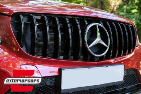 Prednja maska GT-R Panamericana dizajn 360° (piano crna) / Mercedes GLC X253 C253 (2015-2018), GCP-253070