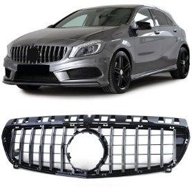Prednja maska GT-R Panamericana dizajn (chrome) / Mercedes Benz A-klasa W176 (2012–08.2015), 34214