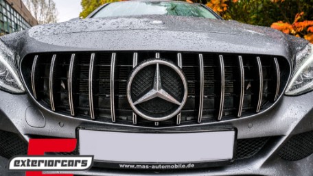Prednja maska GT-R Panamericana dizajn (chrome) / Mercedes C-klasa W205 S205 C205 A205 (2014-2018), 34209