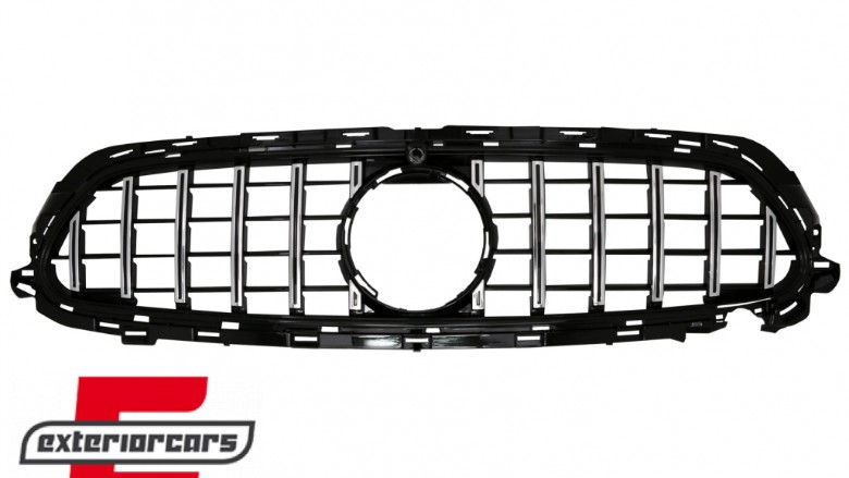 Prednja maska GT-R Panamericana dizajn (chrome) / Mercedes E-klasa Facelift W213 S213 C238 A238 Sport Line (2020-2023), GCP-213045