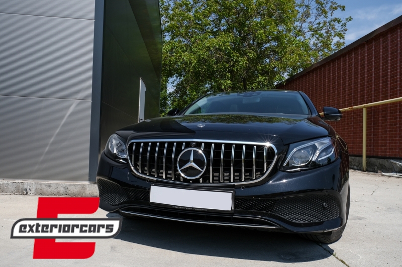 Prednja maska GT-R Panamericana dizajn (chrome) / Mercedes E-klasa W213 S213 C238 A238 (2016-2019), 37934