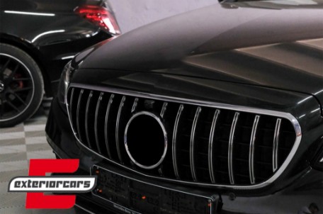 Prednja maska GT-R Panamericana dizajn (chrome) / Mercedes E-klasa W213 S213 C238 A238 (2016-2019), 37934
