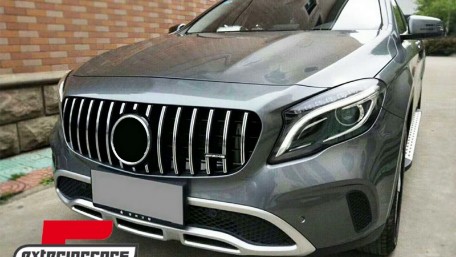 Prednja maska GT-R Panamericana dizajn (chrome) / Mercedes GLA klasa X156 Facelift (2017-2019), GCP-156043