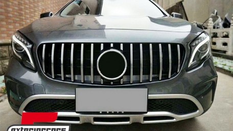 Prednja maska GT-R Panamericana dizajn (chrome) / Mercedes GLA klasa X156 Facelift (2017-2019), GCP-156043