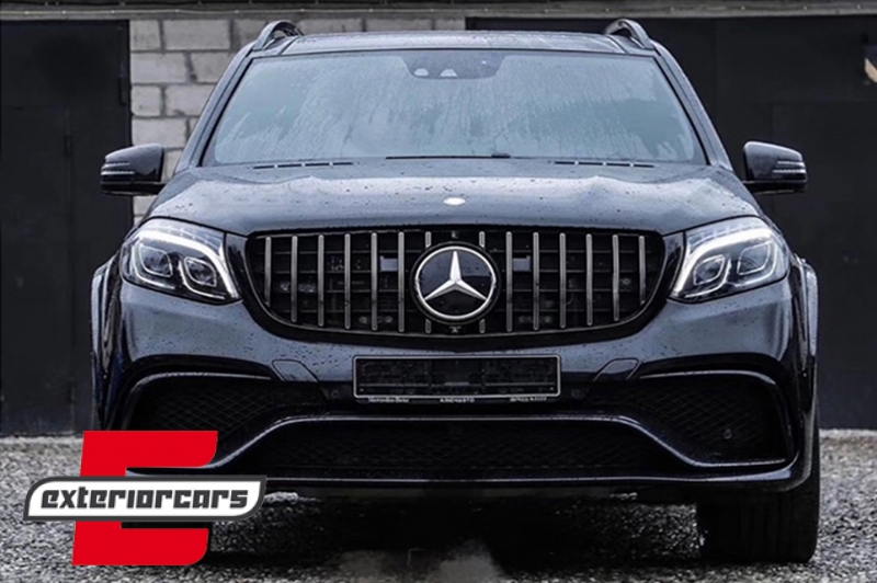 Prednja maska GT-R Panamericana dizajn (chrome) / Mercedes GLS X166 Facelift (2016-2019), GCP-166031