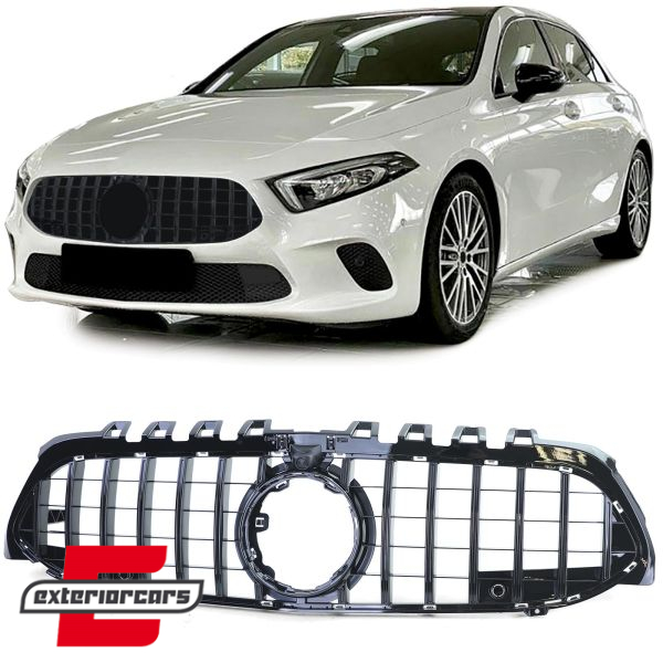 Prednja maska GT-R Panamericana dizajn (piano crna) / Mercedes A-klasa W177 Hatchback V177 Limuzina (04.2018-12.2022), 41098