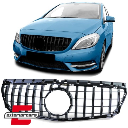 Prednja maska GT-R Panamericana dizajn (piano crna) / Mercedes B-klasa W246 (2011-2014), 41585