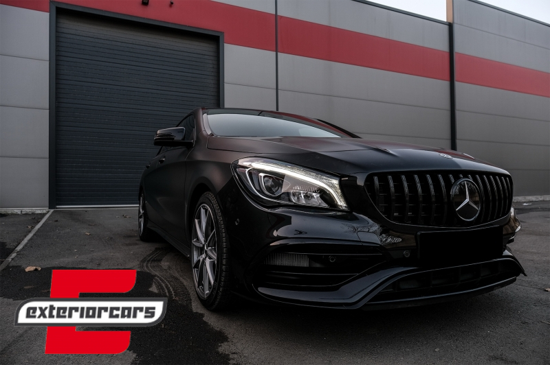 Prednja maska GT-R Panamericana dizajn (piano crna) / MERCEDES CLA C117 X117 W117 (2013-2018), 37684