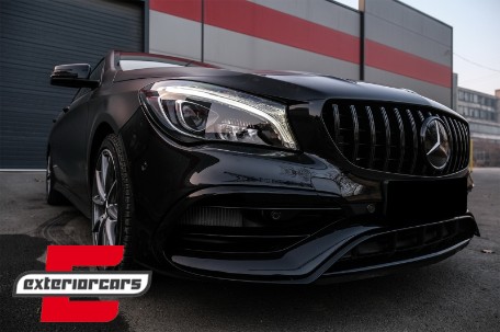 Prednja maska GT-R Panamericana dizajn (piano crna) / MERCEDES CLA C117 X117 W117 (2013-2018), 37684