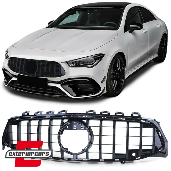 Prednja maska GT-R Panamericana dizajn (piano crna) / Mercedes CLA X118 C118 (2019-2023), 41118