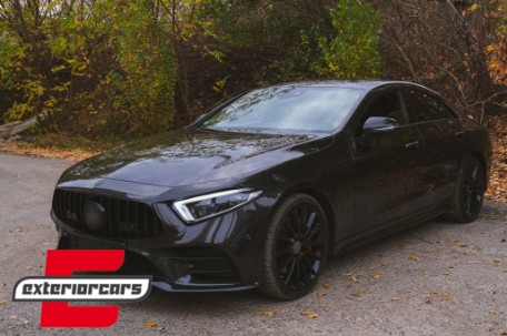 Prednja maska GT-R Panamericana dizajn (piano crna) / Mercedes CLS-klasa C257 (2018-2023), GCP-257038