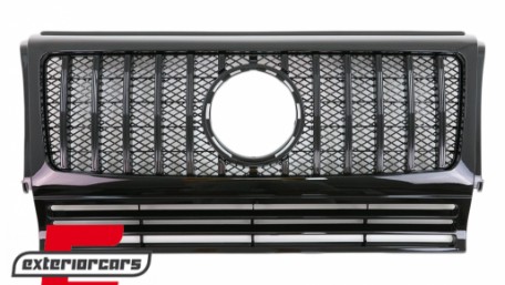 Prednja maska GT-R Panamericana dizajn (piano crna) / Mercedes G-klasa W463 (1990-2018), 37357