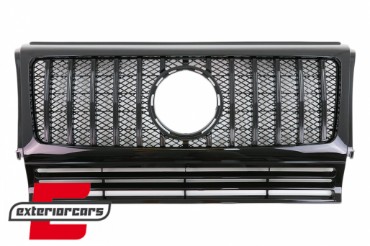 Prednja maska GT-R Panamericana dizajn (piano crna) / Mercedes G-klasa W463 (1990-2018), 37357