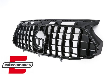 Prednja maska GT-R Panamericana dizajn (piano crna) / Mercedes GLA H247 AMG line (2020-), GCP-247046
