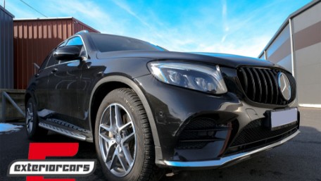 Prednja maska GT-R Panamericana dizajn (piano crna) / Mercedes GLC X253 C253 (2015-2018), GCP-253060