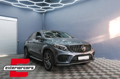 Prednja maska GT-R Panamericana dizajn (piano crna) / Mercedes GLE Coupe C292 GLE W166 SUV (2015-2018), 37354