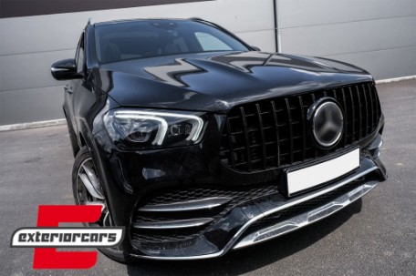 Prednja maska GT-R Panamericana dizajn (piano crna) / Mercedes GLE SUV W167 V167 GLE Coupe C167 Sport paket (2019-2023), 41120