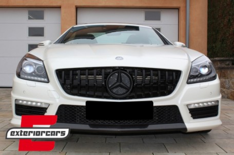 Prednja maska GT-R Panamericana dizajn (piano crna) / Mercedes SLK-klasa R172 (2011-2015), GCP-172038