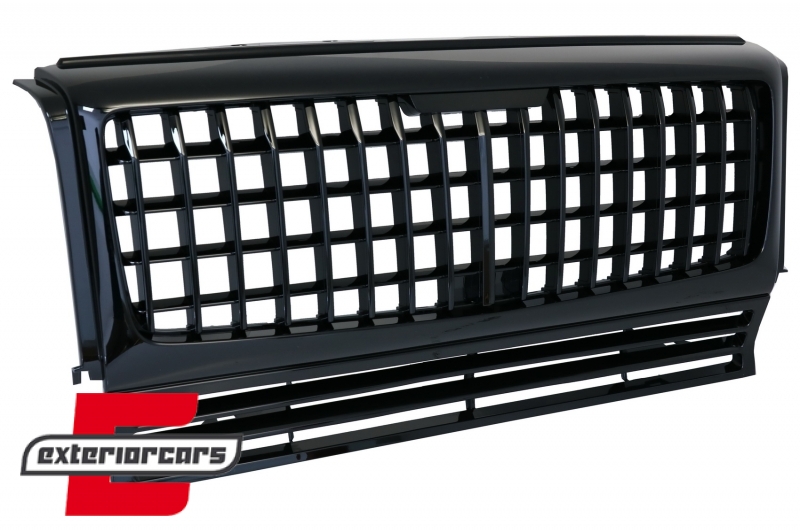 Prednja maska GT-R Panamericana Exclusive dizajn (piano crna) / Mercedes G-klasa W463 (1990-2014), FGMBW463MGTRBCN