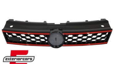 Prednja maska GTI dizajn (crna) / VW Polo 6R (2009-2014), FGVWPO6RGTI